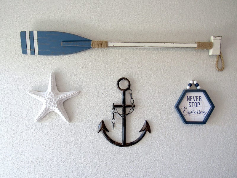 Wallcharmers WALL CHARMERS 16" Cast Iron Metal Anchor Wall Decor (Rustic) - Image 3